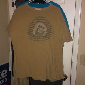 Tan Jerry Garcia T-shirt made by junk food  XXL